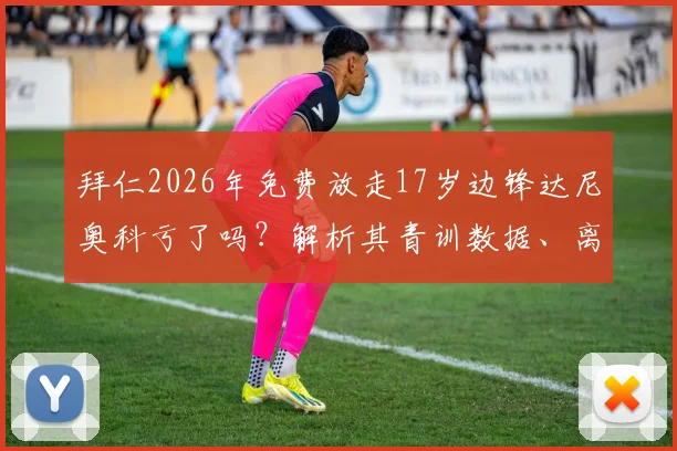 拜仁2026年免费放走17岁边锋达尼奥科亏了吗?解析其青训数据、离队原因及狼堡前景
