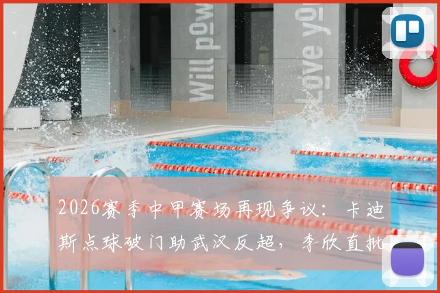 2026赛季中甲赛场再现争议：卡迪斯点球破门助武汉反超，李欣直批判罚过严，球迷你怎么看？